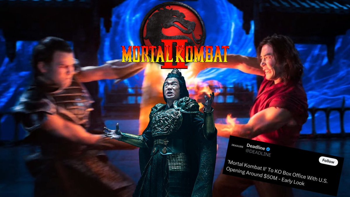 FutureBoyWho2's tweet image. Mortal Kombat 2 Deadline Confirms MK2 Opening Weekend Will Be 50 Million &amp;amp; Hypes The Franchise &amp;amp; More #MortalKombat #MortalKombat2 #MortalKombatMovie YEP MK4 &amp;amp; MK5 Coming

See here:youtu.be/4QNibDxPv5E?si… via @YouTube