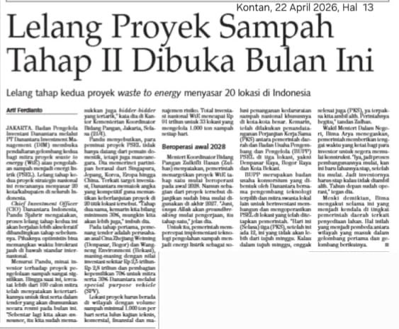 MYasfika's tweet photo. LELANG PROYEK SAMPAH TAHAP II 
#NyampahSaham $BIPI $TOBA $OASA https://t.co/V96H2TDXWX