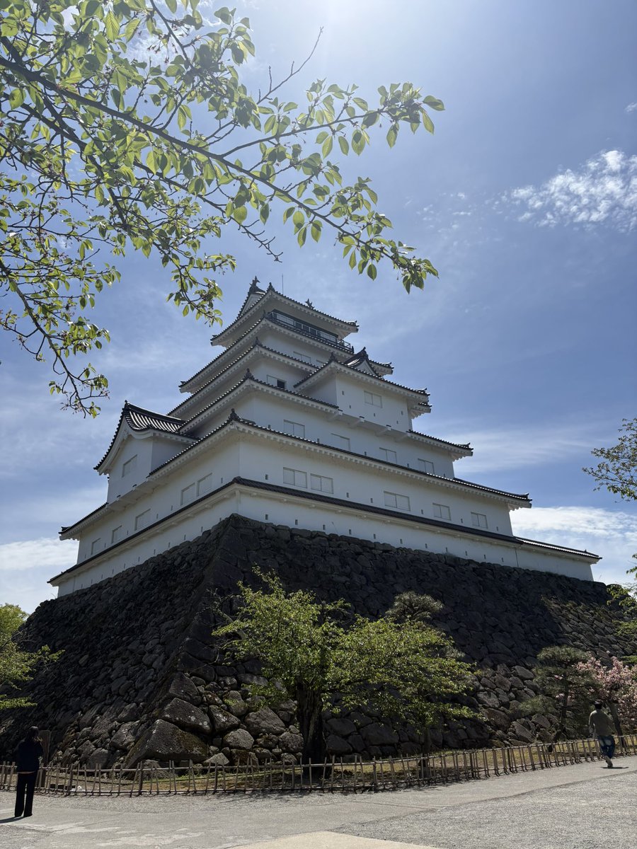 tsurugajo1965's tweet photo. こんにちは！
本日（4/22）の鶴ヶ城です🏯

桜の鶴ヶ城から一変、すっかり新緑の景色になっています🌳
春の暖かな日差しは気持ちが良いですね〜♪

#鶴ヶ城 #お城 #新緑 https://t.co/UZ0MsL8zhu