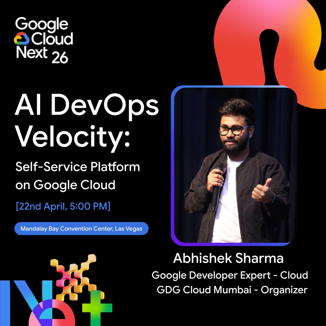 acloudpotato's tweet photo. Manifestation turned into reality! ✨✈️

I’m thrilled to officially announce that I’ll be speaking at 𝗚𝗼𝗼𝗴𝗹𝗲 𝗖𝗹𝗼𝘂𝗱 𝗡𝗲𝘅𝘁 '𝟮𝟲 in 𝗟𝗮𝘀 𝗩𝗲𝗴𝗮𝘀, 𝗨𝗦𝗔 🇺🇸

April 22, 2026 | 5:00 PM  
Developer Theater, Mandalay Bay, Las Vegas 

@googledevs #GoogleCloudNext #gde https://t.co/Ltvv0VExvR