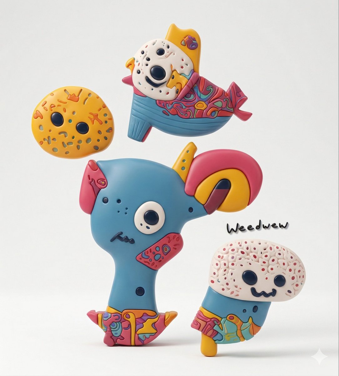 WGerawanwong's tweet image. #illustration #scuplture #3d