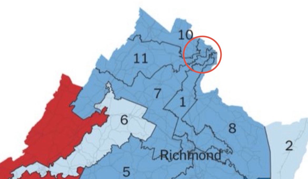 Geiger_Capital's tweet image. 5 districts in Virginia now start in this circle…

Tentacles from DC reaching across the state.