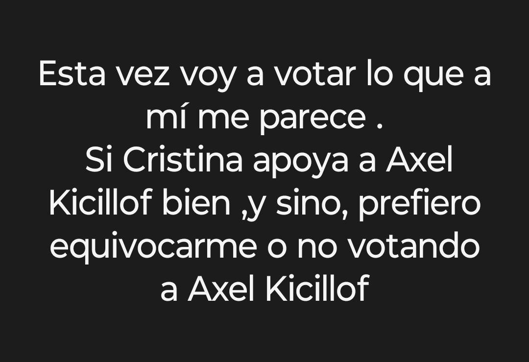Aguante Axel Kicillof!!