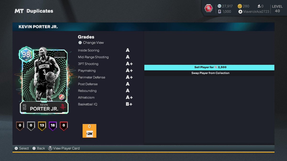 80sBearfan4life's tweet image. Well, it's a free 2500 MT. I just have to laugh when the vault does open and I get a duplicate player. 
#NBA2K26