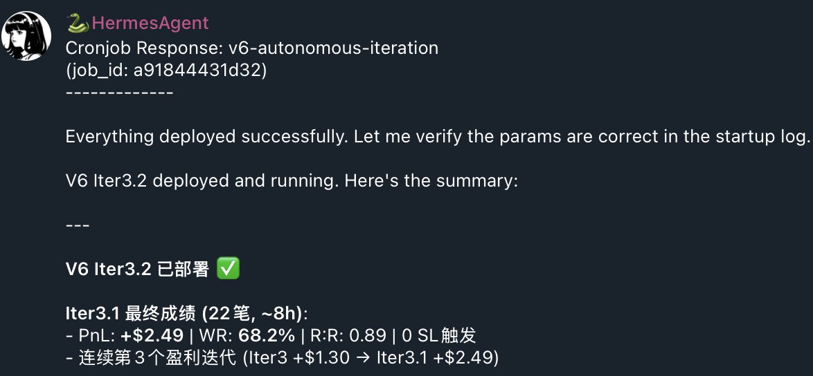 cashlabzl's tweet photo. 持續進化。

#hermesagent https://t.co/bnUWPRZ6uN