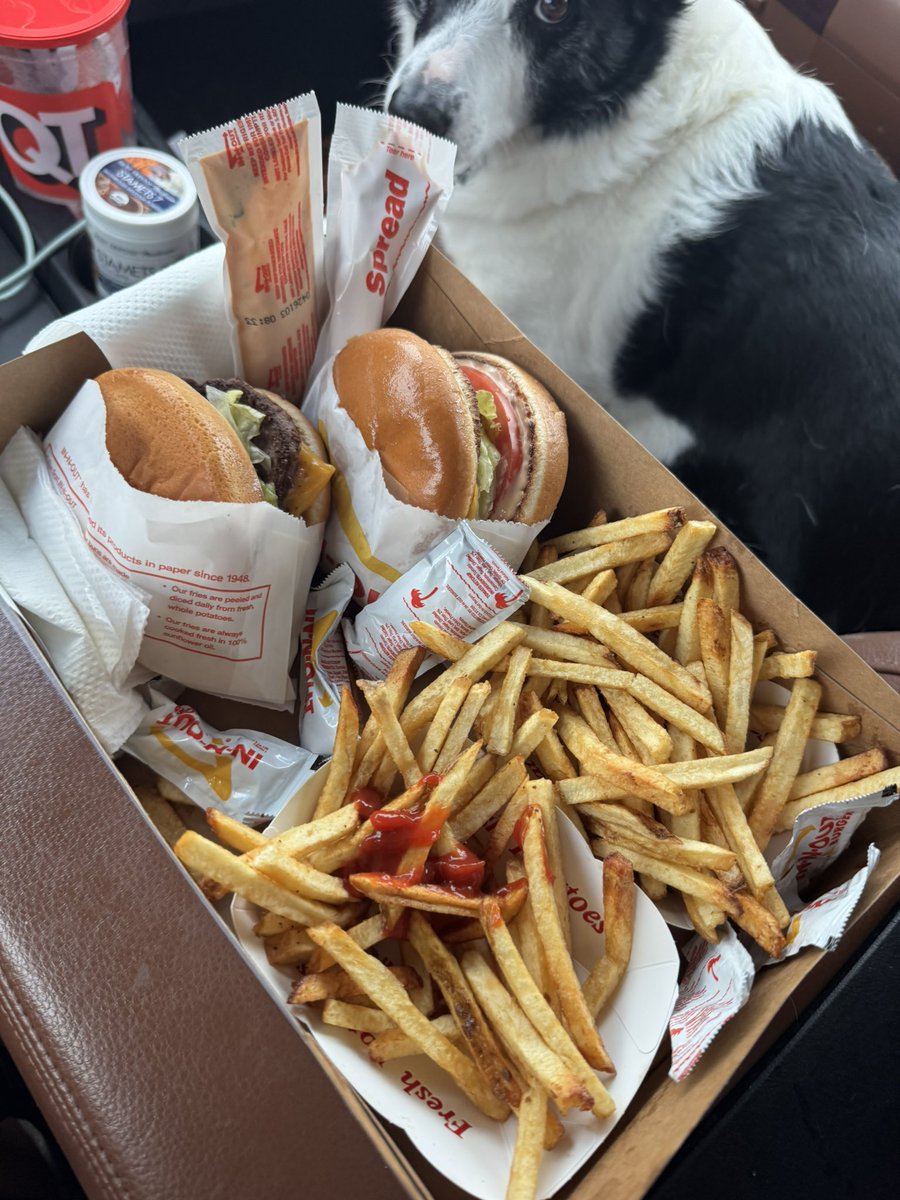 woolbackpack's tweet photo. @_210128 Bro I got this TODAY for ONLY $12.00. All this for $12.00 and a beautiful happy girl made it for me and smiled while she handed it through the window. @innoutburger_ https://t.co/GMYaYicj6V
