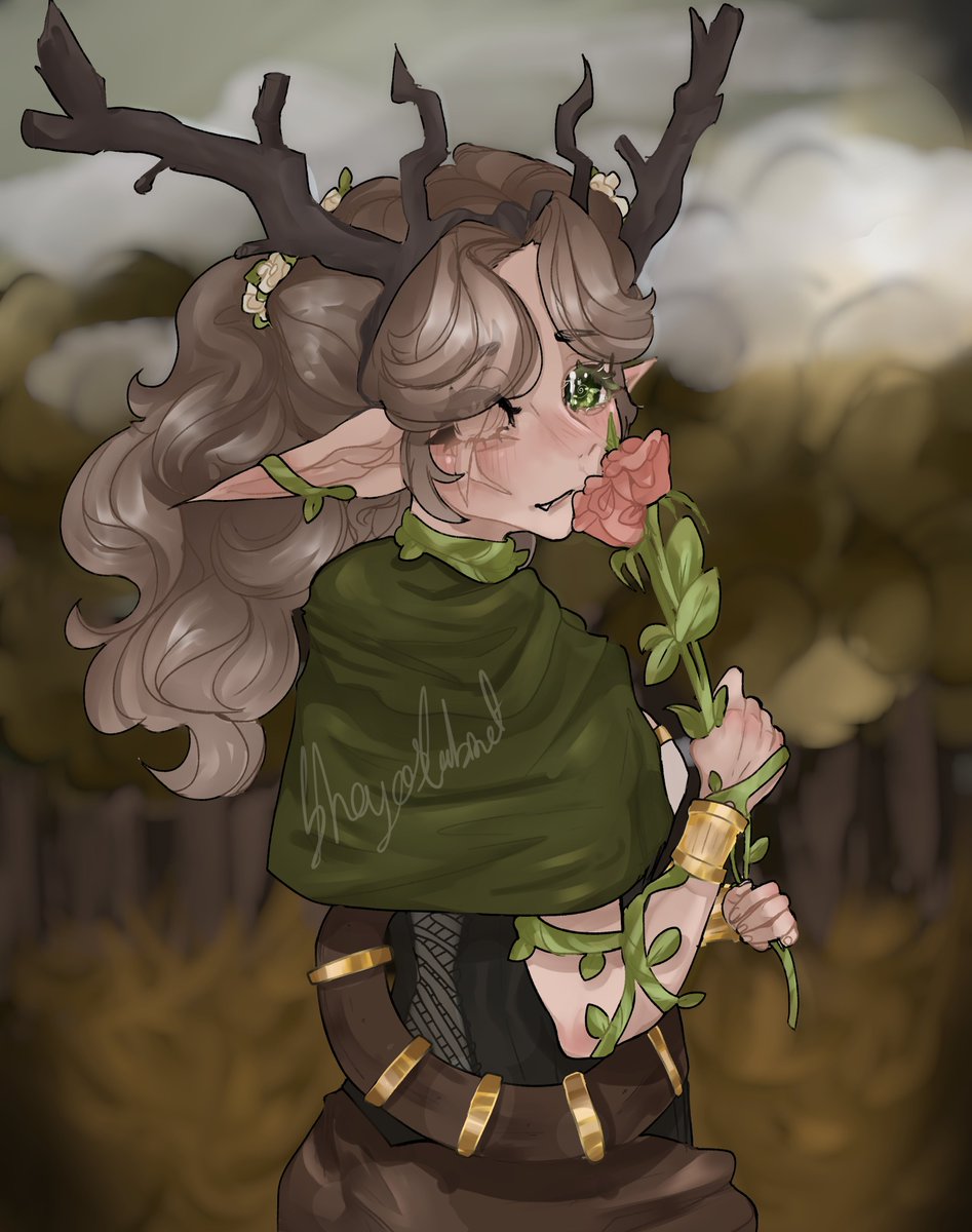 ShoyosCabinet's tweet image. Halfbody art by meeee!!! ;3 

#Art #Vgen #Artmoots