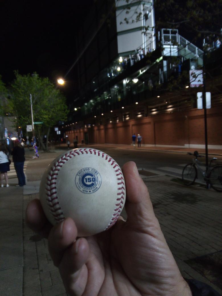 Seiya Suzuki with his first home run of the season and the second game homer to reach Waveland ( Happ ) in 2026. Big time error on me. Time to retire the 25 year old Rawlings glove :(
Cubs over Phillies late at Wrigley.