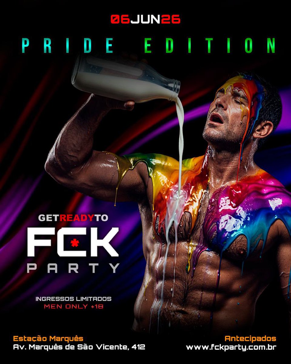 Duas sem tirar de dentro!

Preparem-se para as edições especiais AniverFCK e FCKPride, com FCKBus nas duas!

AniverFCK 
3 Anus de FCK
16.mai
👉🏻 shotgun.live/events/aniverf…

FCKPride
Orgulho de ser FCKR!
06.jun
👉🏻 shotgun.live/events/fckprid…

Apoio <a href="/TheBlowers/">TheBlowers</a> 

#gayparty #gayorgy #gaysex