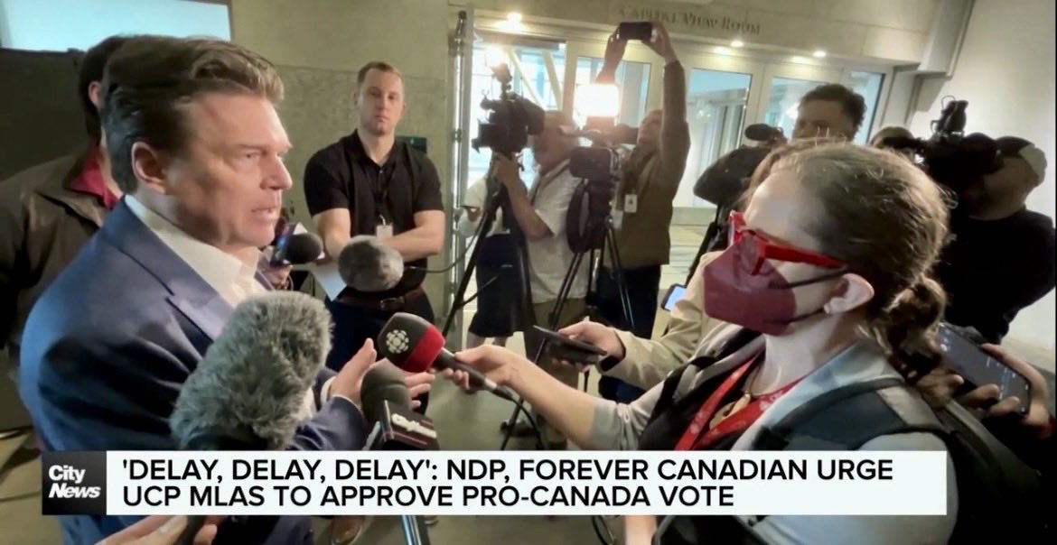 Nearly 5 months after 404,293 pro-Canada signatures were verified, a special committee of Alberta MLAs met for the first time Tuesday to determine next steps. As Sean Amato reports, the UCP is being accused of running out the clock.#ableg #cdnpoli 

youtu.be/iu42zZXsHoE?si…
