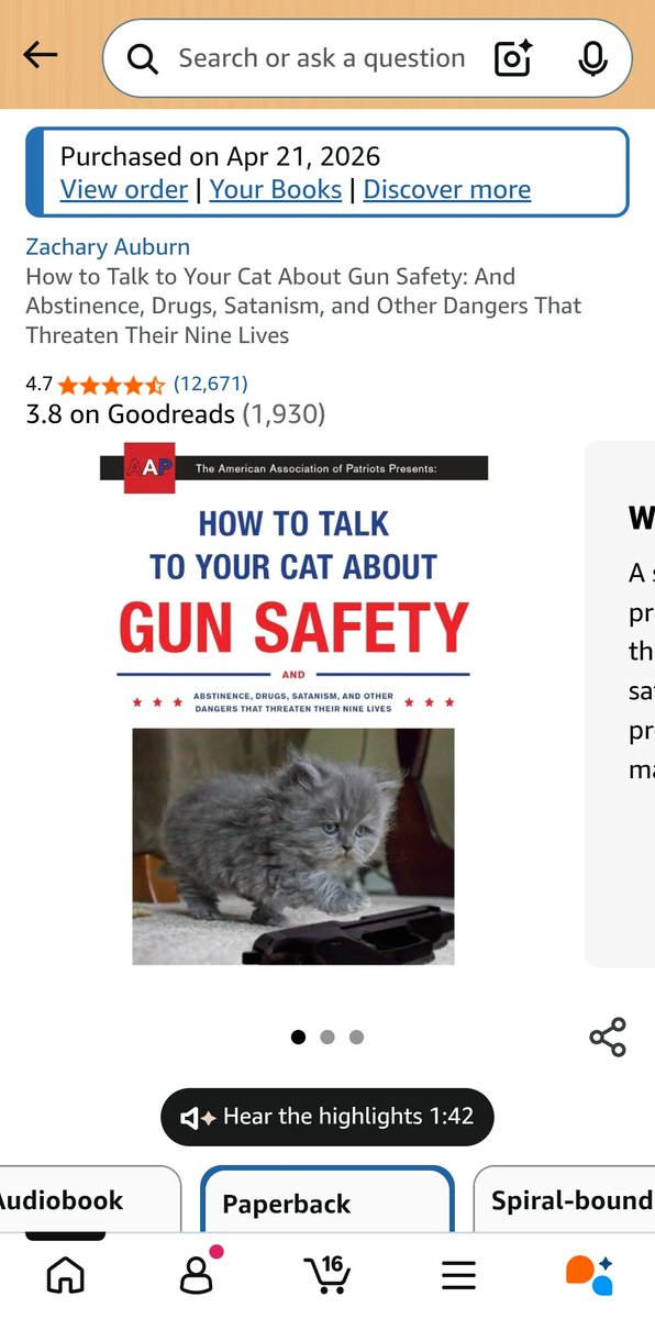 getting an email notifying me that my bf ordered something on our amazon account and this is what i see