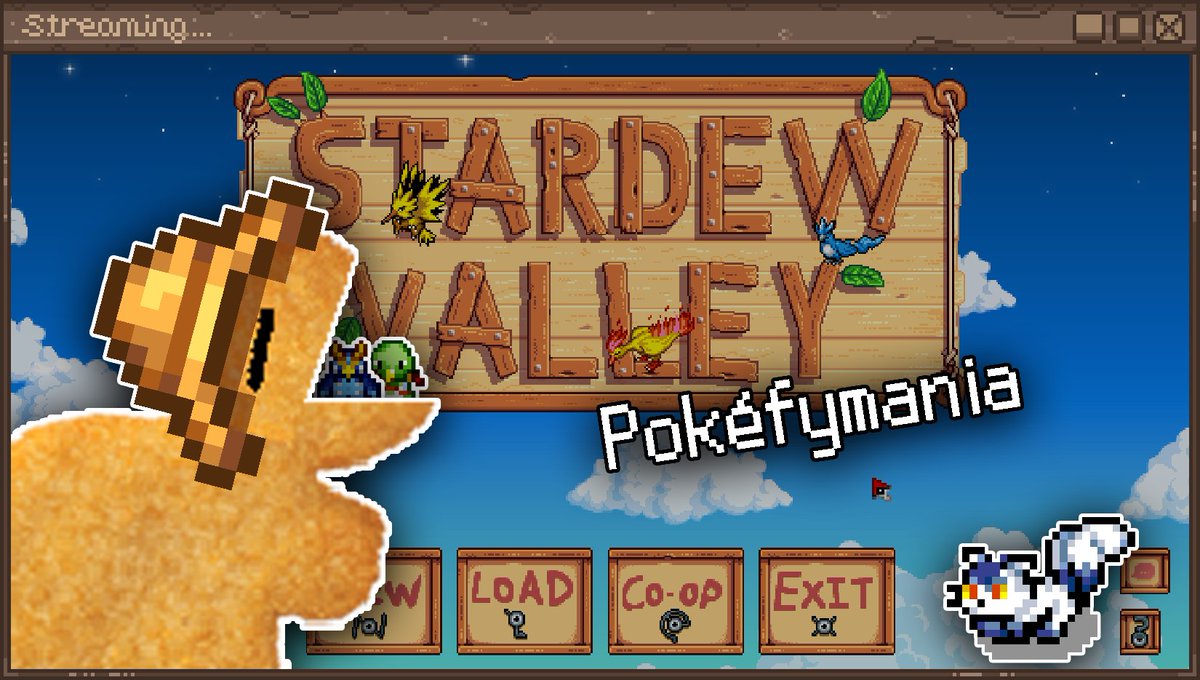 PlutonianTaco's tweet photo. going live with modded stardew valley 🌱
(but make it pokémon-coded, of course)
https://t.co/gZEIb4D49X

#StardewValley #ModdedStardew #Pokemon #CozyGaming #TwitchStreamer #SmallStreamer https://t.co/7SxEiiqY0c