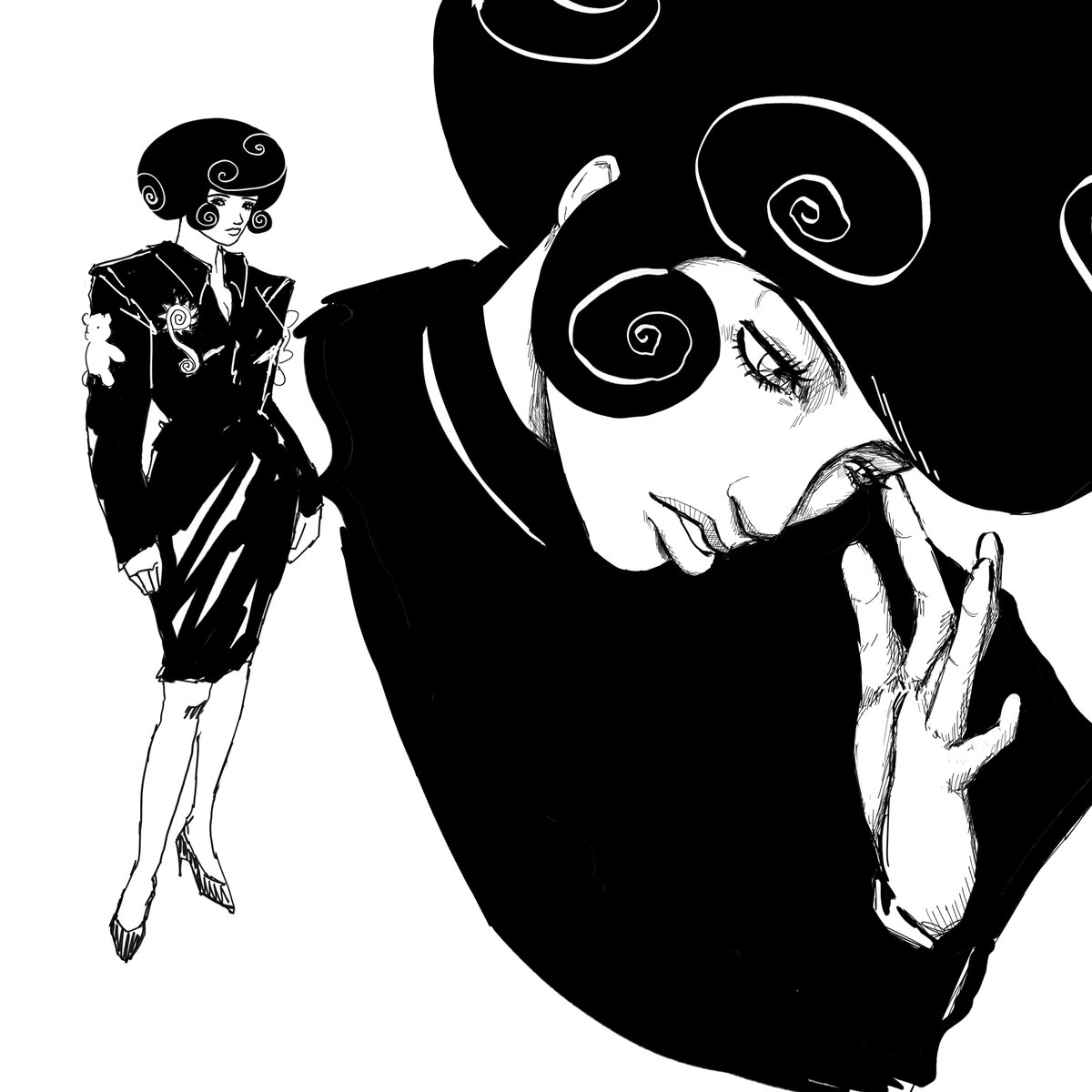 the calamity made me pick up the pen and draw genderbent tooru