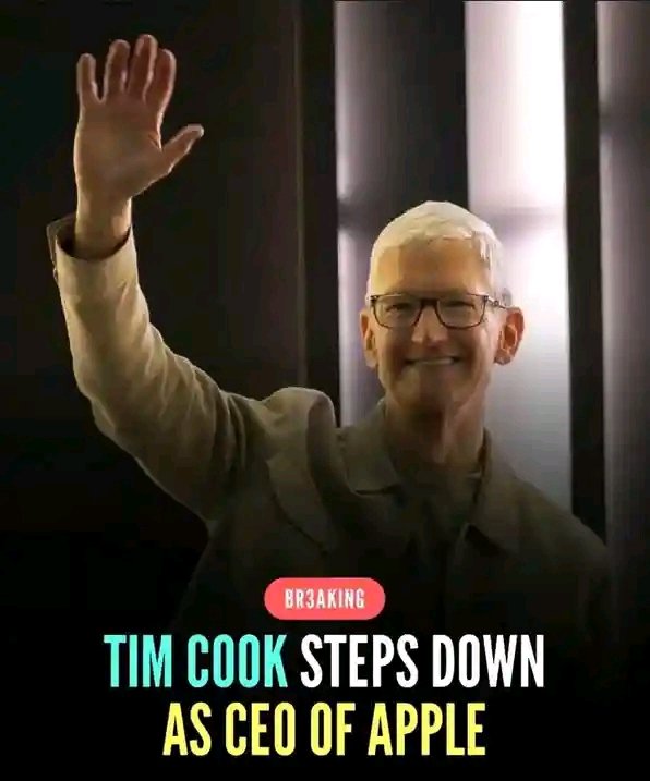 Meet_OEO's tweet photo. After 14years and 8months as CEO at Apple, Tim Cook is to step down as CEO.
Theyβll wait till September, 2026 for the Step-down to make it complete 15 years total.
What could be the future of Apple after then?
#codewithpdev #apple https://t.co/IibrHO9Acp