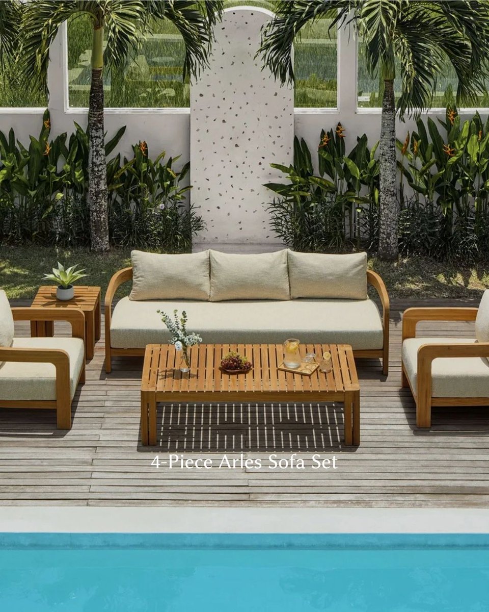 hernestcom's tweet photo. Designed for slow days and long conversations—this is HERNEST outdoor living.

Introducing The Arles Collection, made to live beautifully outside.

Shop now: https://t.co/yL2XHwFrJw

#HERNEST #HERNESTHomeDecor #myHERNESTHome #SpringHomeRefresh #ArlesCollection https://t.co/oKzLHo1r6U