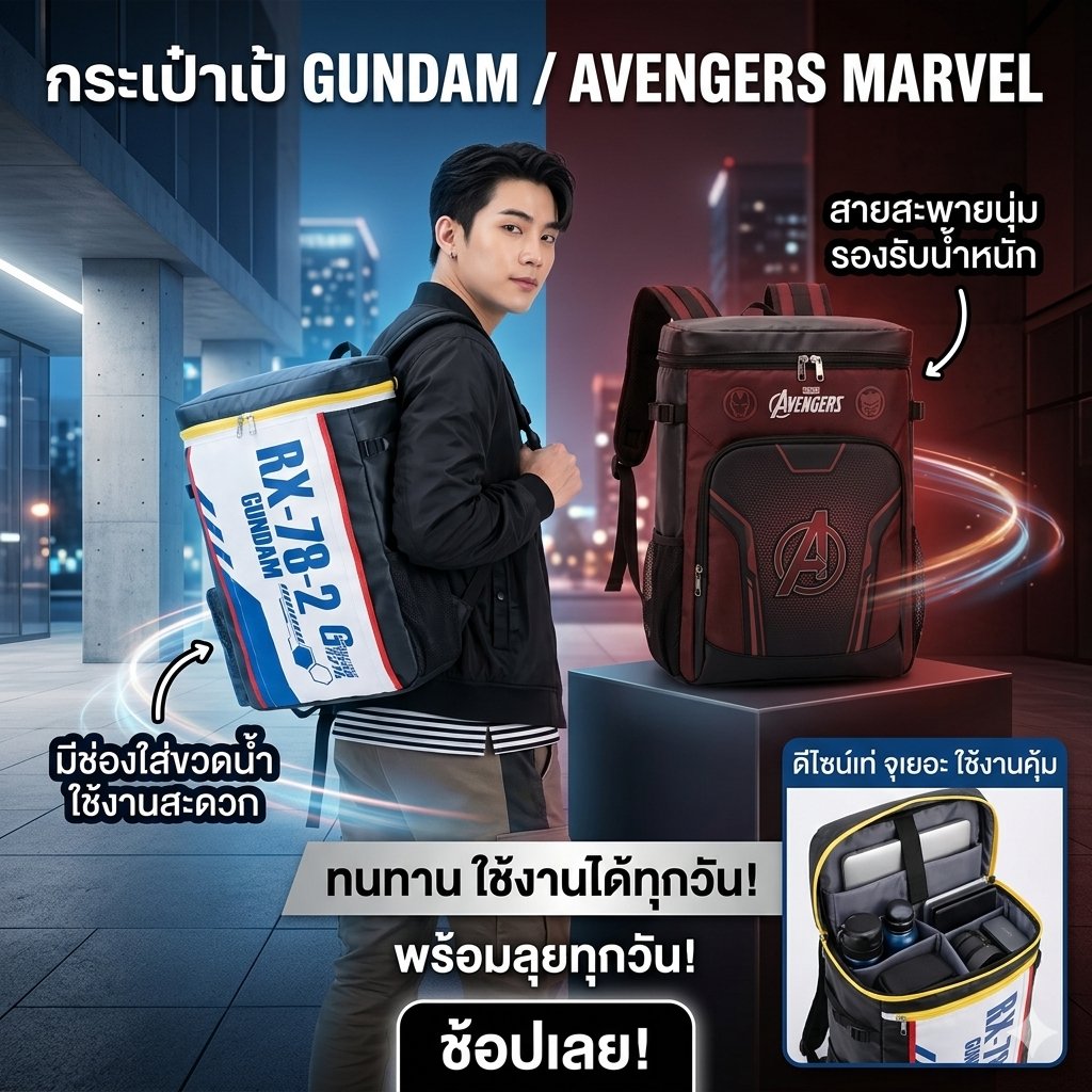 katysalein64563's tweet image. 🚀 แบกเป้ GUNDAM ออกล่าฝันทุกวัน!
🦸‍♂️ อีกวันก็ AVENGERS MARVEL ฮีโร่ใจแฟน
⚡️ สายการ์ตูนต้องมี! ใส่สนุก เท่ไม่ซ้ำใคร
✅ กันน้ำ แข็งแรง ซับในหนานิ่ม
💰 ราคาพิเศษเฉพาะโพสนี้! 👇 กดลิงค์
s.shopee.co.th/AKWpubY3vd
.
#GUNDAM #AVENGERS #MARVEL #กระเป๋าเป้การ์ตูน #ของฮิตสายสะสม #SaleHere