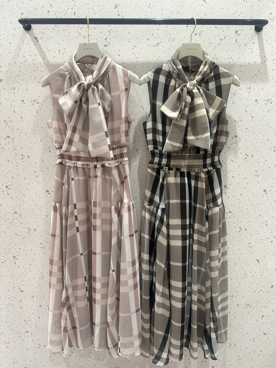 New Arrival 【店舗新作入荷】 復刻ビックチェックOP color： PI / BE