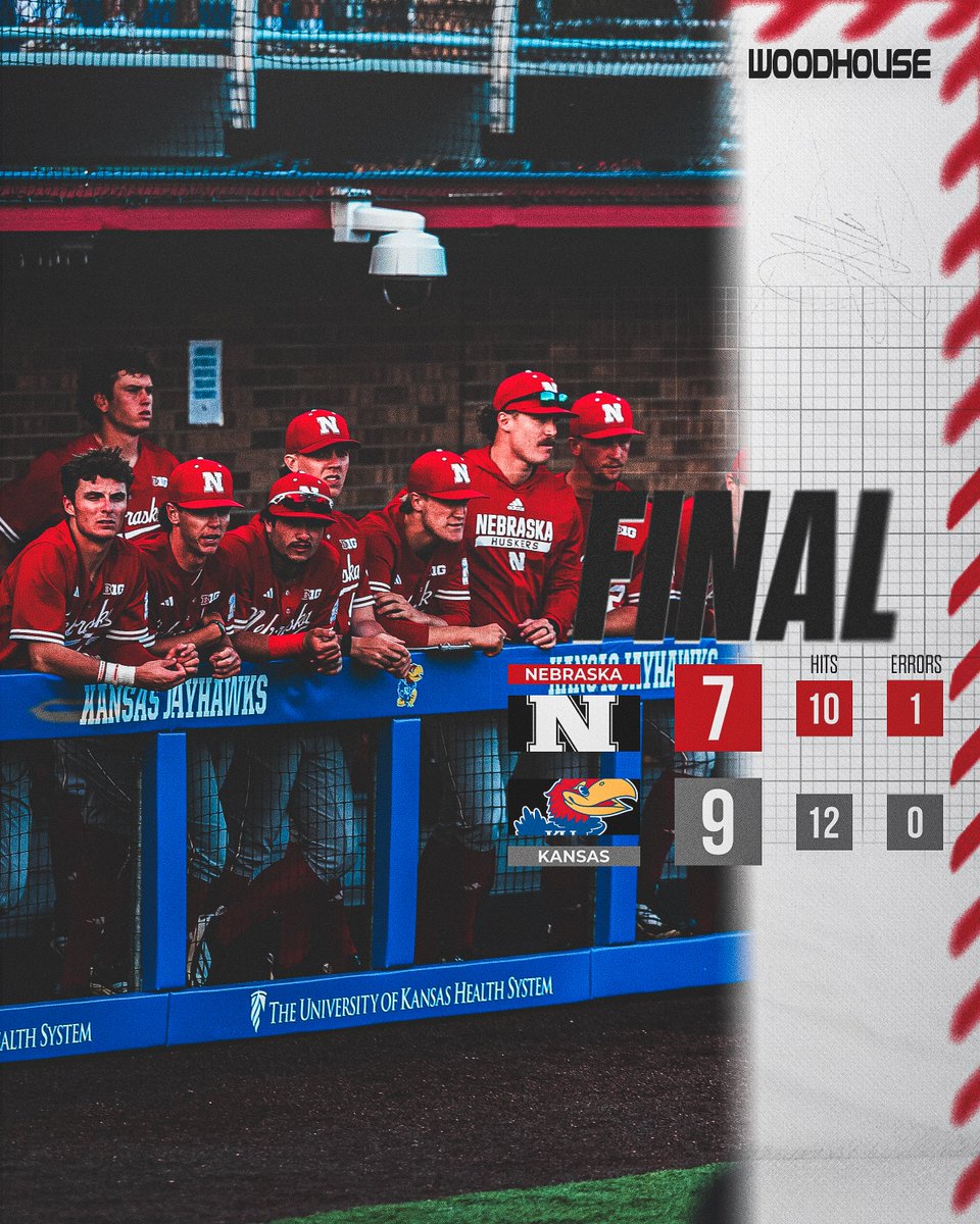 HuskerBaseball's tweet image. Final.