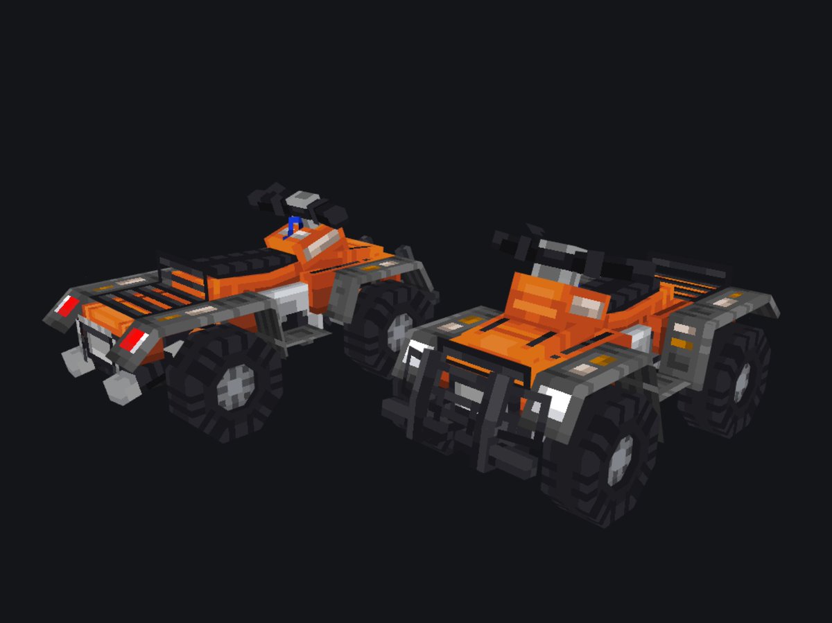 Meluch0_o's tweet photo. Quad
#Blockbench #Modding #pixelart #Minecraft #3d https://t.co/7lhUYrKVwV
