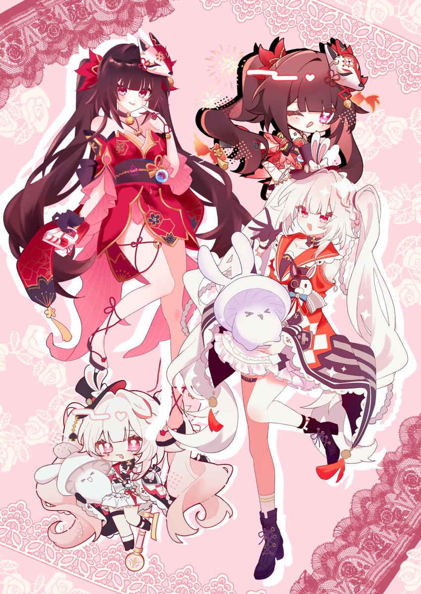yuyu_shiki07's tweet photo. 立ち絵そろった！ https://t.co/oftRmVjTDK
