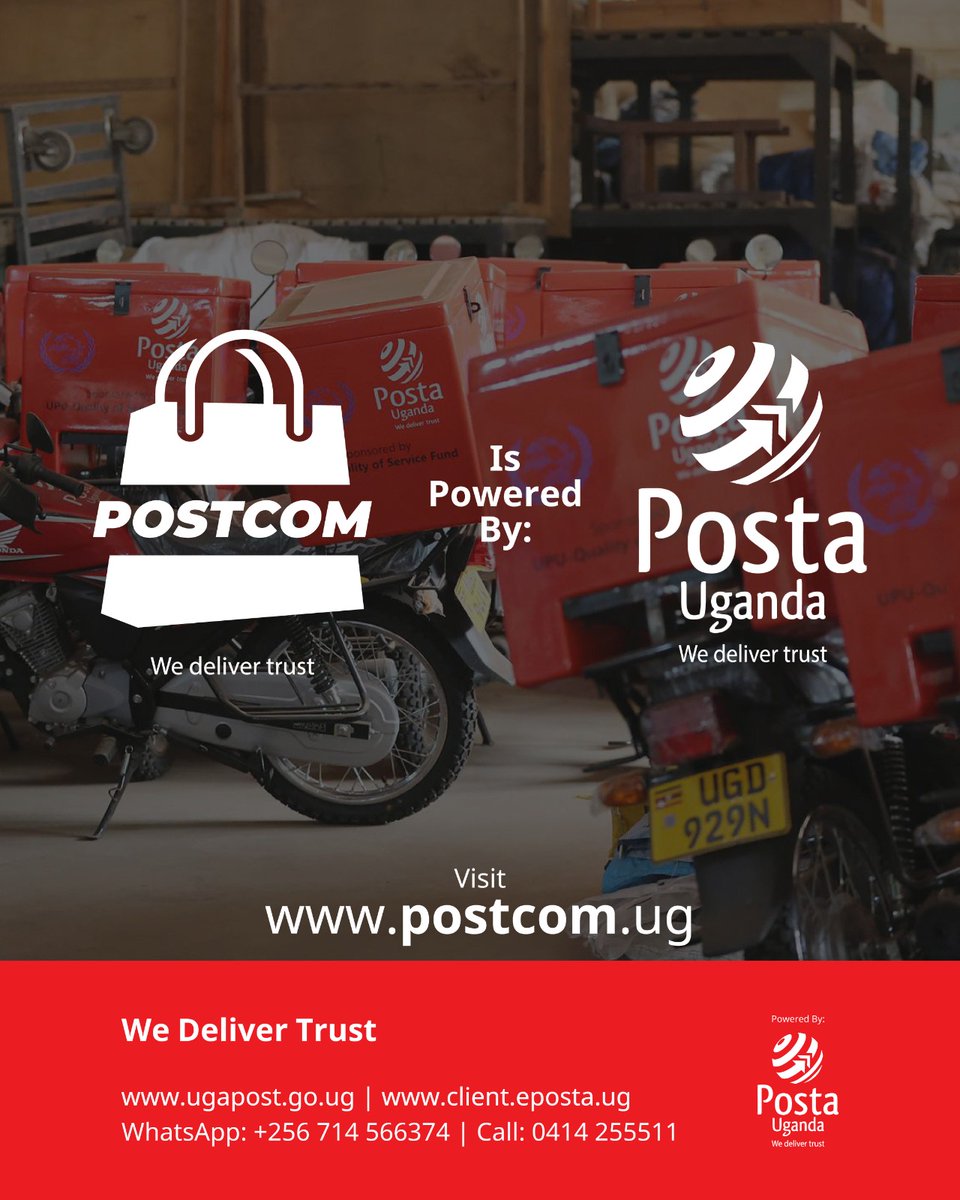 GoldenPosts1's tweet photo. Good morning! Following our successful launch, it's time to take Ugandan products to the world. With #POSTCOM, your shop is no longer just local,it's international.

​Visit: https://t.co/KxvnHKQowF

​#PostaUganda @Posta_Ugand
@MoICT_Ug
@UgandaMediaCent 
@UCC_Official https://t.co/jjVhInAHce