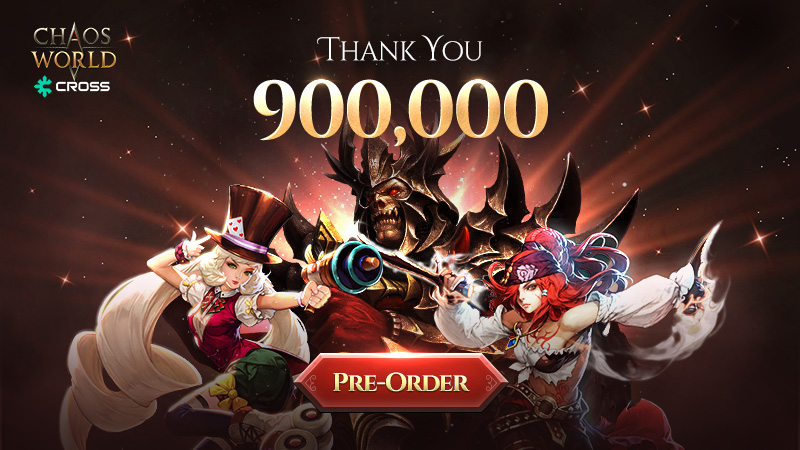 CROSS_gamechain's tweet image. 🎯 Milestone Alert!

Chaos W crossed 900,000 pre-registrations 🔥

One last push to 1M — and every new signup locks in bigger cumulative rewards for all pre-registered players ahead of the April 29 launch.

Pre-register now 👇
🔗 vfun.valofe.com/library?servic…

#Web3gaming #ChaosW