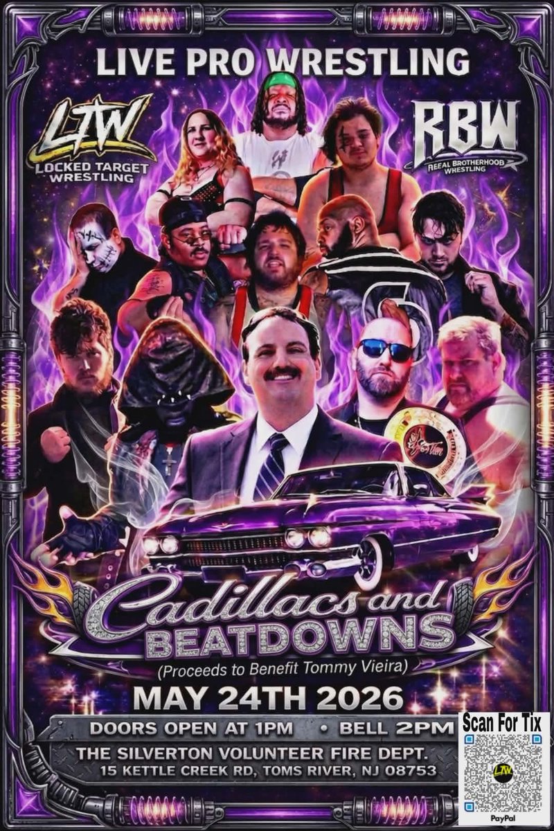 TowerShield_'s tweet photo. Hey there friends and wrestling fans, @LiveLtw and @RBWOriginal are throwing a tremendous fundraiser in honor of a good man. 
Get your tickets NOW!
#prowrestling #wrestling #liveshow 

Information below: https://t.co/aPLICXkAI9 https://t.co/16IcR4nNaY