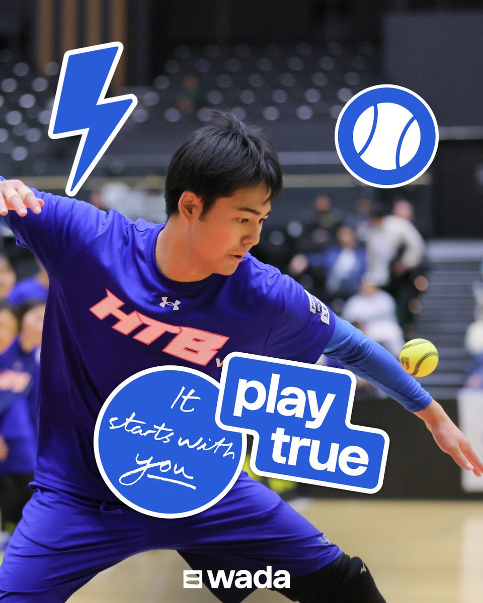 PlayTrueJapan's tweet image. 4.17 #PlayTrueDay 🌏
JADAでは4月を“PLAY TRUE月間”として #PlayTrue に賛同してくださる団体をご紹介🍀

Play True それはあなたから始まる⚾

#Baseball5
#Baseball5JAPAN #playeverywhere
#ベースボール5
@B5JPN_official 
#野球 #ソフトボール 
#全日本野球協会
@official_BFJ
#PlayTrueJapan2026