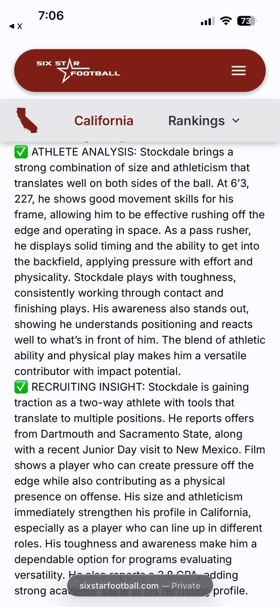 GrayStock10's tweet photo. Thank you @sixstarfootball for the write ups!
@dlinevids1 @CoachMacCatsFB @DonniJackson1 https://t.co/1NYpgdXkt7
