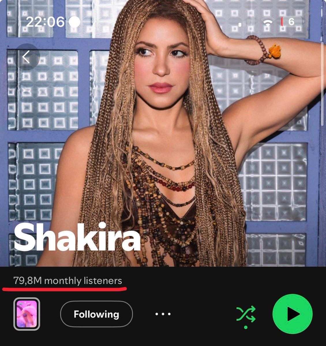 People are really saying Shakira isn’t an A+ artist… likeee? 😭