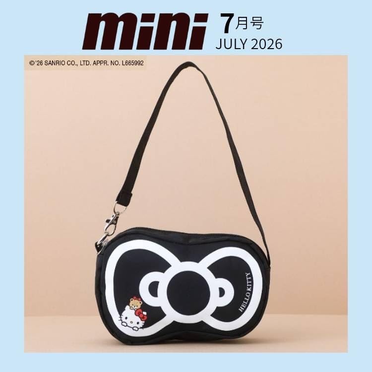 ⚠️雑誌付録情報📚📣／ mini（ミニ） 2026年7月号の付録🥹🎀 『ハロー