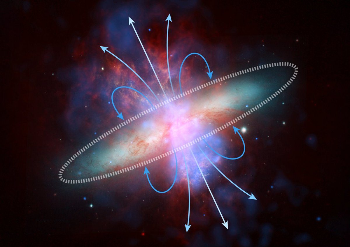 研究成果】XRISMでスターバースト銀河 #M82 を観測🛰️ その中心部の
