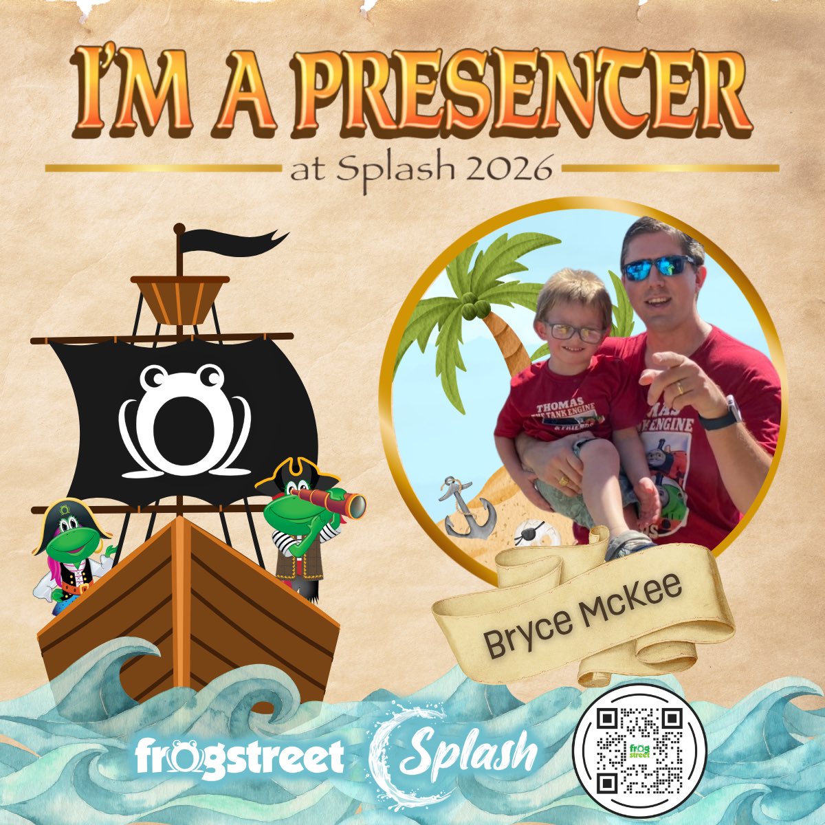 brycermckee's tweet photo. Excited to be presenting at Frog Street Splash 2026! Looking forward to sharing practical early childhood strategies and connecting with fellow educators. #splash2026 #frogstreet https://t.co/GlBrVHEo24