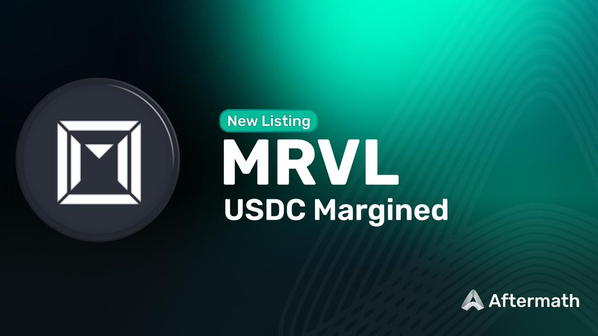 AftermathFi's tweet photo. You can now long or short $MRVL perps with up to 5x leverage.
https://t.co/La5YnwGV1k https://t.co/Z7NkHsU6zs