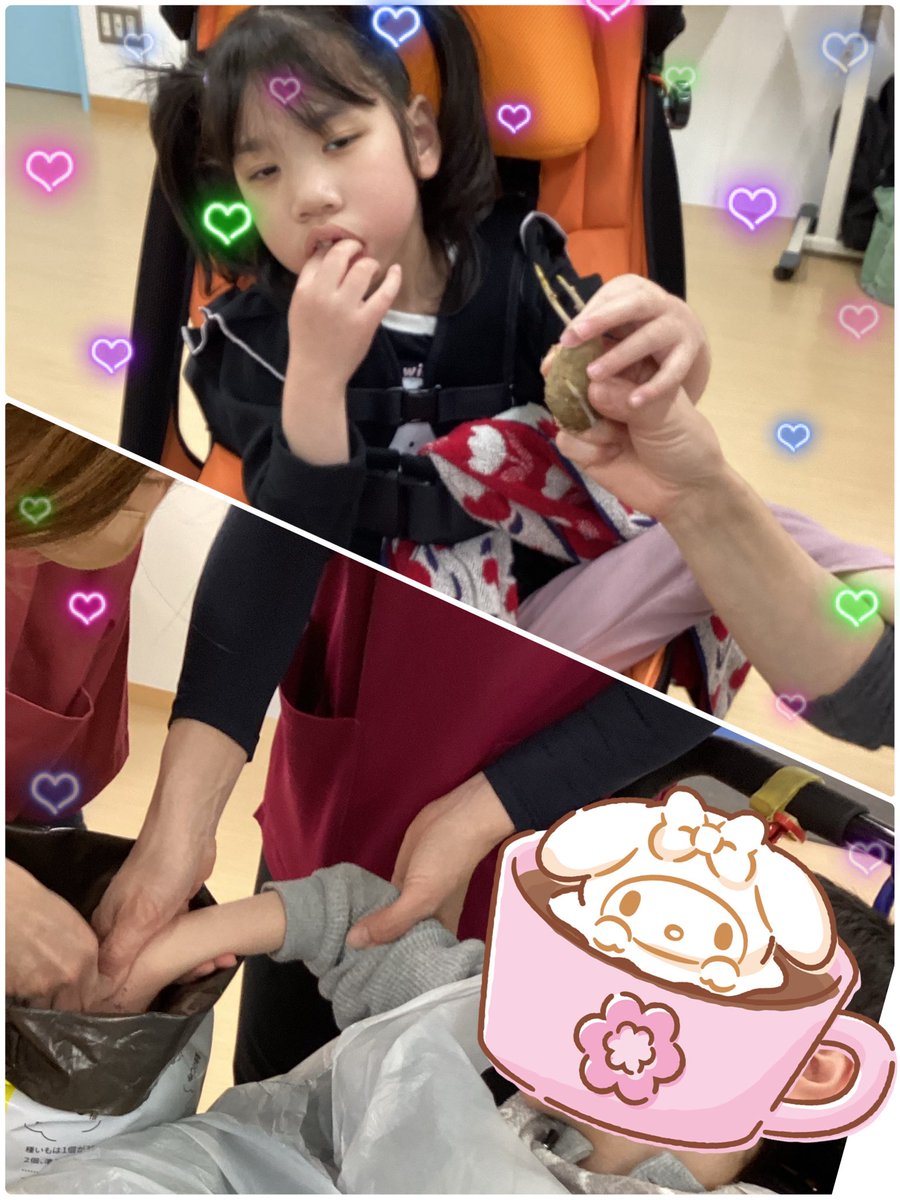Shiny2251's tweet photo. 春休みはお天気がいい日はお花見に出かけました🌸桜がとてもきれいでうっとりしてしまいました😌
別の日にはじゃがいもの種イモを植えました✨大事に育ててみんなで収穫したいと思います♪
#放課後デイ　#花見　#じゃがいも植え https://t.co/5hSG877JhP