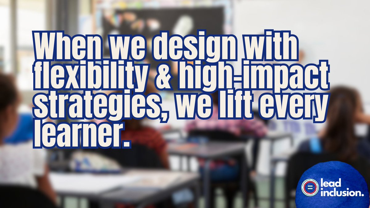 leeannjung's tweet image. 🔁 The best interventions aren’t just for struggling students—they benefit all students. When we design with flexibility &amp;amp; high-impact strategies, we lift every learner. #LeadInclusion #TeacherTwitter #UDL #EdChat