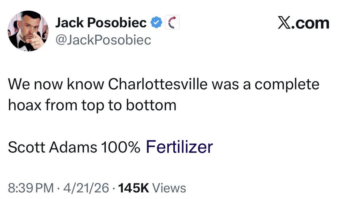 raydardy's tweet photo. @JackPosobiec Fixed it for you. https://t.co/GPBpCLZQuh