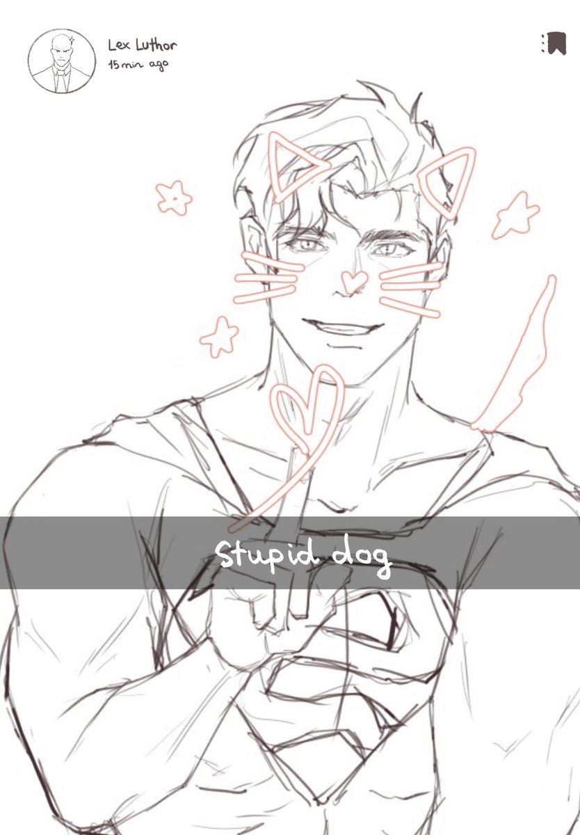 "Lex Luthor just posted a story?!"
#clex