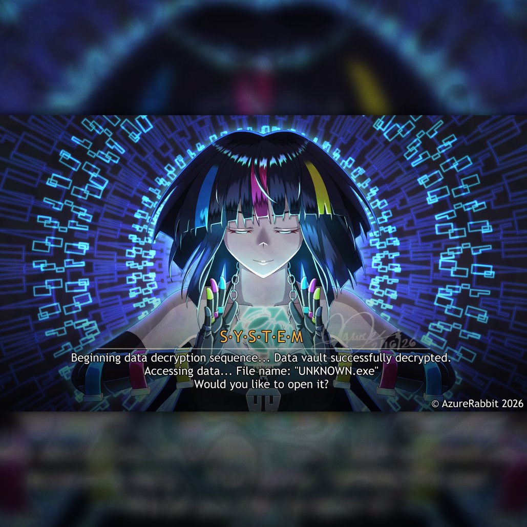 AzureRabbitVT's tweet photo. Date: 2026-02-16
"UNKNOWN's Awakening"
Long story, short. I went on hiatus for a year &amp; I had to focus on our family restaurant. Supposedly, it's for our guild banner in Dragon Raja, but I quit that game a long time ago lmao XD

#ocart #originalcharacter #digitalart #animeart https://t.co/YKTGlaf4M9