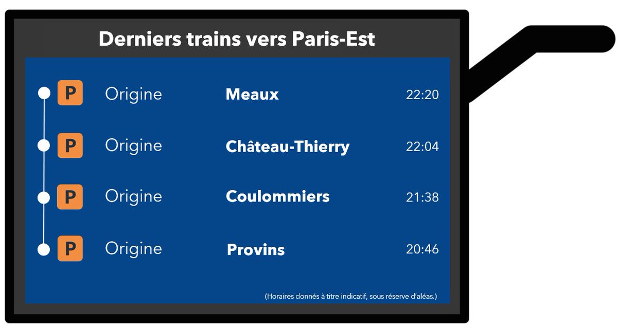 LIGNEP_SNCF's tweet image. 🚧#InfoTravaux #LigneP #Weekend 🚧 1/3

🗓️Samedi 25 avril 2026.

ℹ️Derniers trains en soirée.⬇️