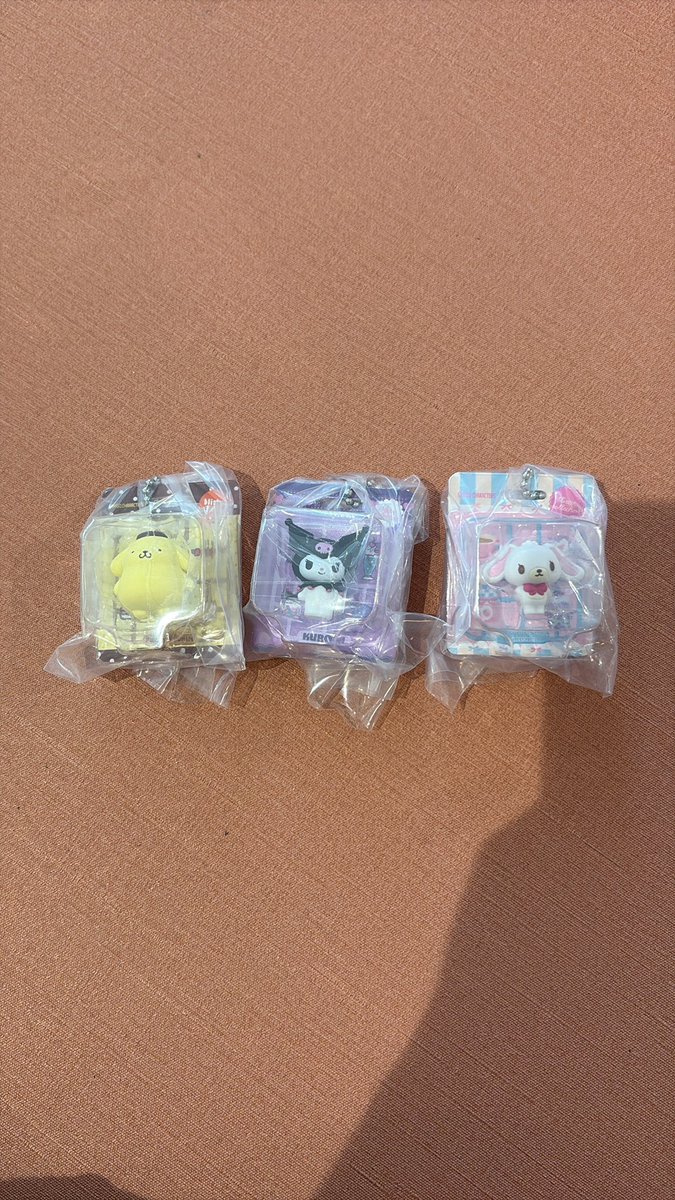 sss7517's tweet photo. サンリオ パッケージミニチュアコレクション ガチャ 交換
 
譲→ ポムポムプリン　クロミ　しろうさ

求→シナモロール　ウサハナ　コロコロクリリン

大阪にて交換希望です。
よろしくお願いいたします。 https://t.co/C0Mxwj9flW