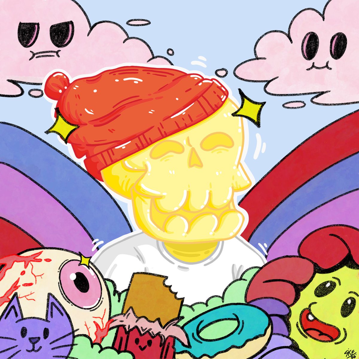 SkelyPops's tweet image. Happy Place 💫💥 

#Art #NFT #web3art