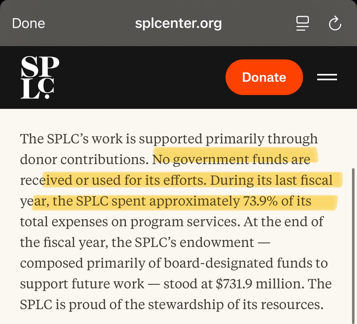 🚨 MAJOR SPLC FRAUD BREAK

The state of Alabama gave the SPLC $375,000 FIVE DAYS BEFORE THE CHARLOTTESVILLE ATTACK 

I am in awe. Seems very likely they had controlled assets inside of the government. They claim on their website that they take $0 from the government.