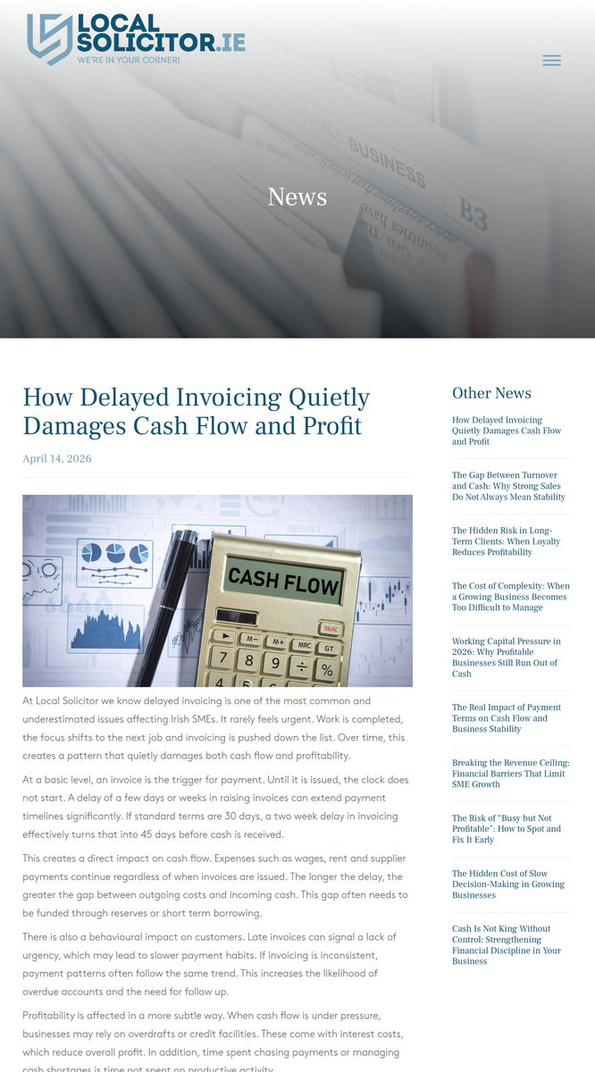 LiamFit78284825's tweet image. You can read this article on the @_localsolicitor website when you click on the link. localsolicitor.ie/2026/04/14/how… #invoicing #cashflow #delayed #profit #damages