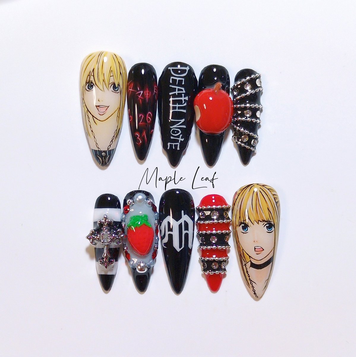 𝑴𝒂𝒑𝒍𝒆 𝑳𝒆𝒂𝒇 .ネイルチップ販売 tweet media