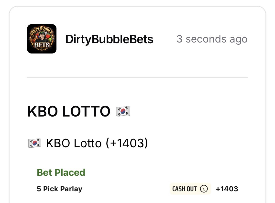 Dirty Bubble Bets tweet media