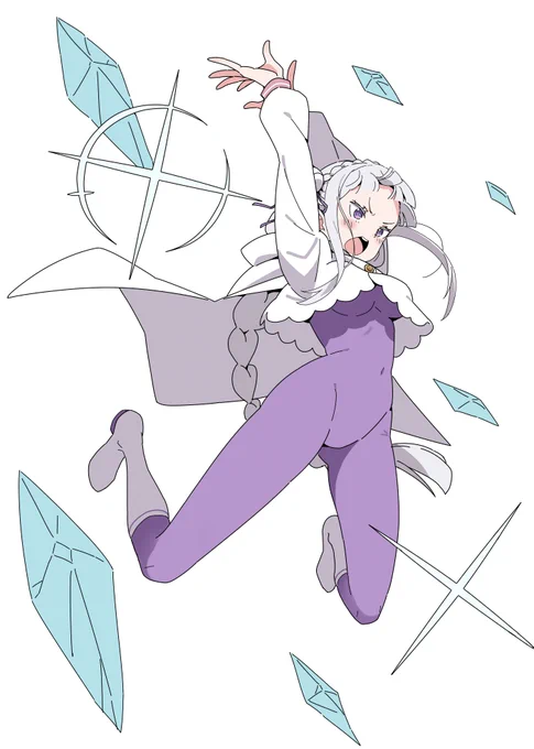 68話の前髪ふわりエミリアたん #リゼロ #rezero