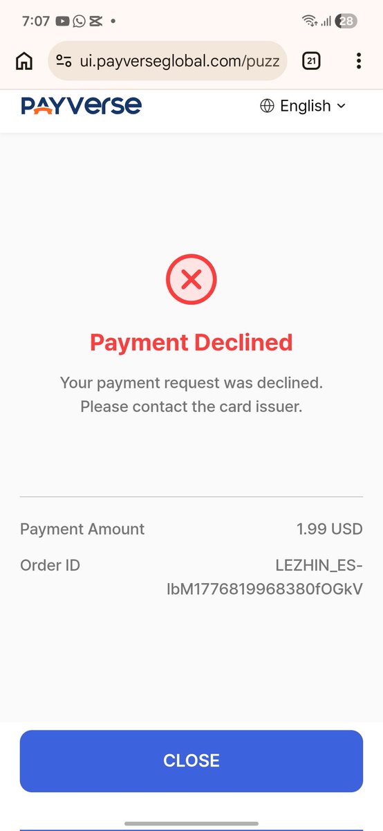 sugitagonzalez's tweet photo. Hola @Lezhin_ES espero esta vez si me prestes atención!
Fíjate que deseo recargar mis coins se que no es un paquete muy grande pero siempre compro pero últimamente no me deja recargar mi paquete soy de Guatemala 
Y me sale esto: https://t.co/hFd2okC5Jc