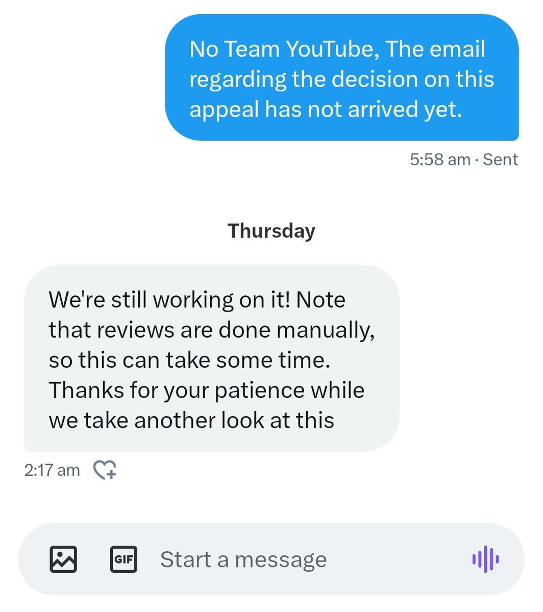 AptCreatio52713's tweet photo. Dear @TeamYouTube It has been 5 months , but I still haven't received any email from YouTube regarding my channel's appeal. Please, Team YouTube, give me an update.
Channel link ; https://t.co/AUsLg5rIvM https://t.co/zjI50n8OLT