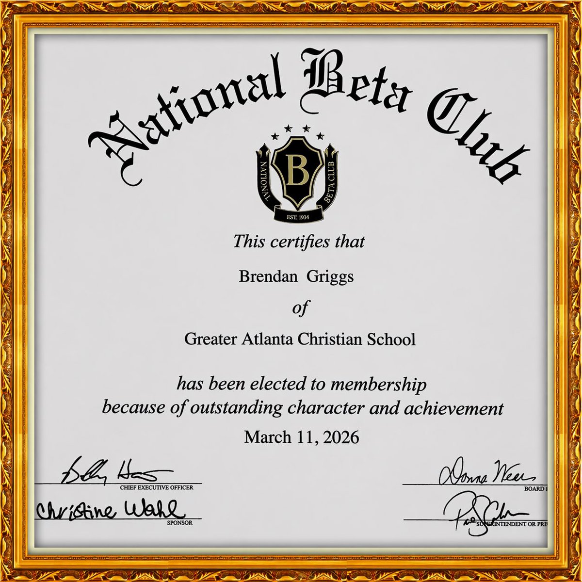 evelyn032's tweet image. Congratulations to my outstanding Grandson: Brendan Jermaine Griggs. We are ALL so proud of you! #excellence